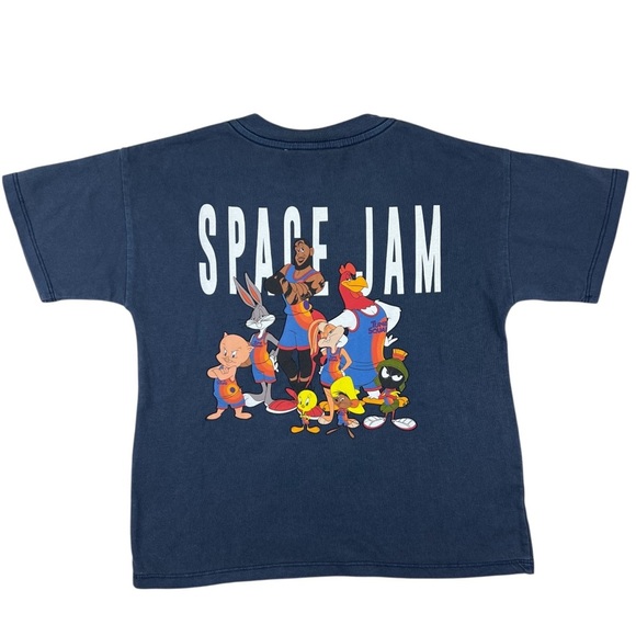 Cotton On Kids Looney Toons Space Jam Drop Shoulder Short Sleeve T-shirt Size 5 - Picture 1 of 4